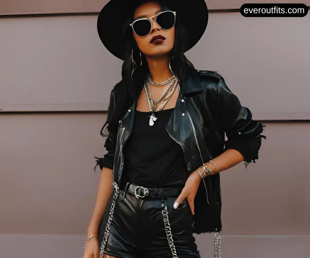 All-Black Rock Concert Outfit