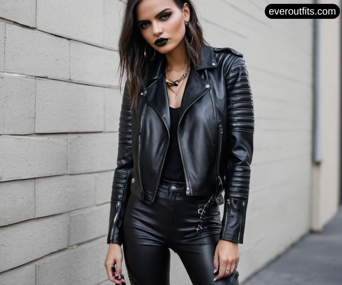 Edgy Leather Look