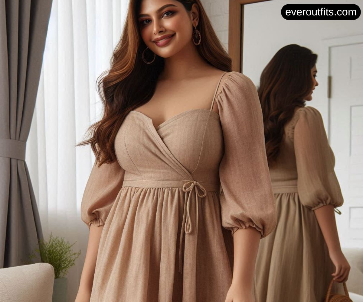 Flattering A-Line Dresses for Chubby Women