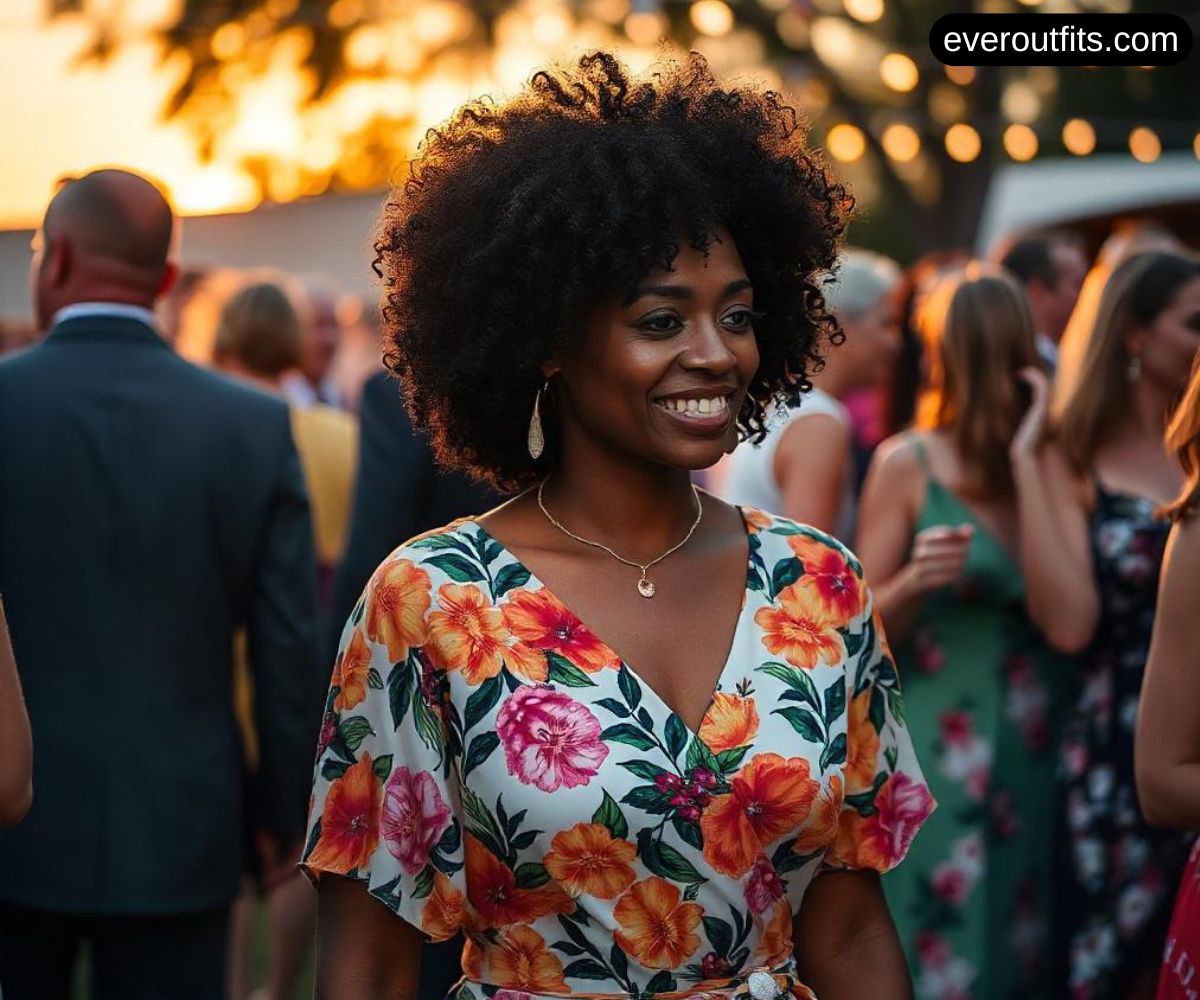 Floral Wrap Dress