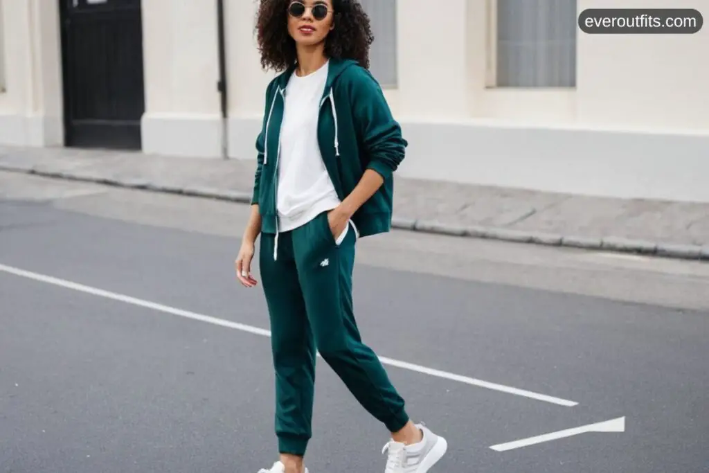 Jogger Set and Sneakers