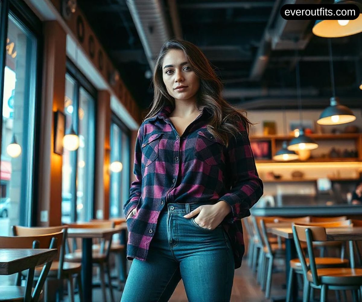 Plaid Shirt with Jeans