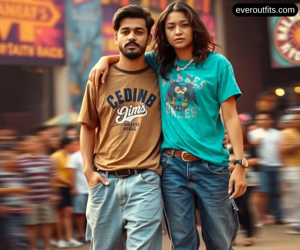 Baggy Jeans and Graphic Tees