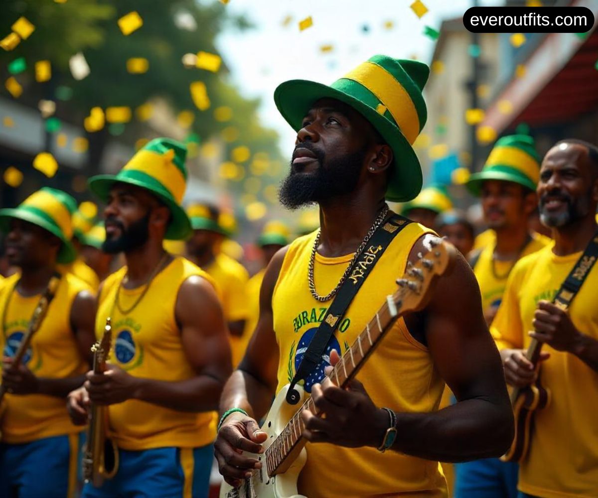 Brazilian Flag-Themed Outfits