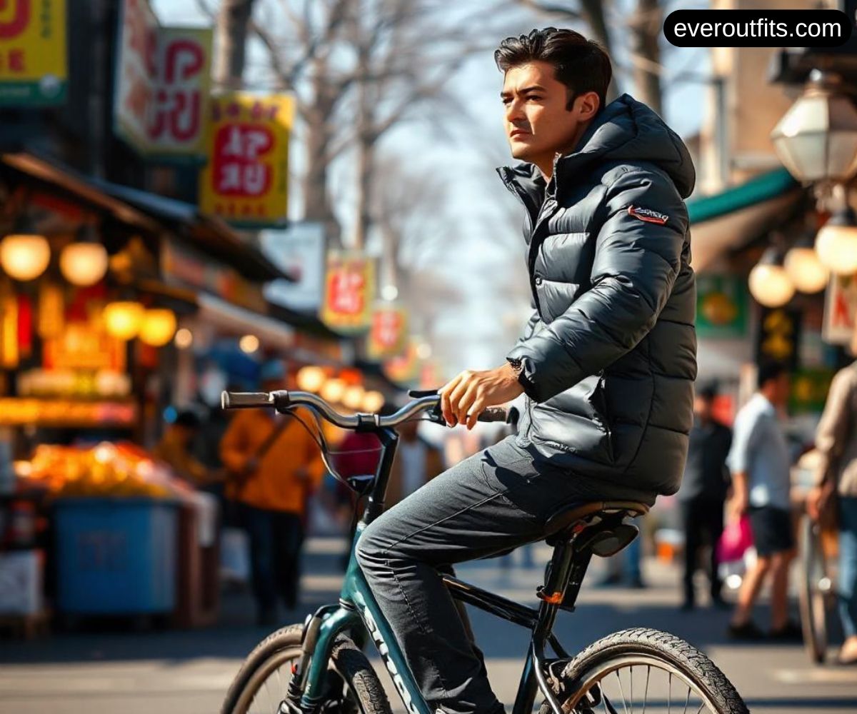 Casual Street Style with a Black Puffer Jacket