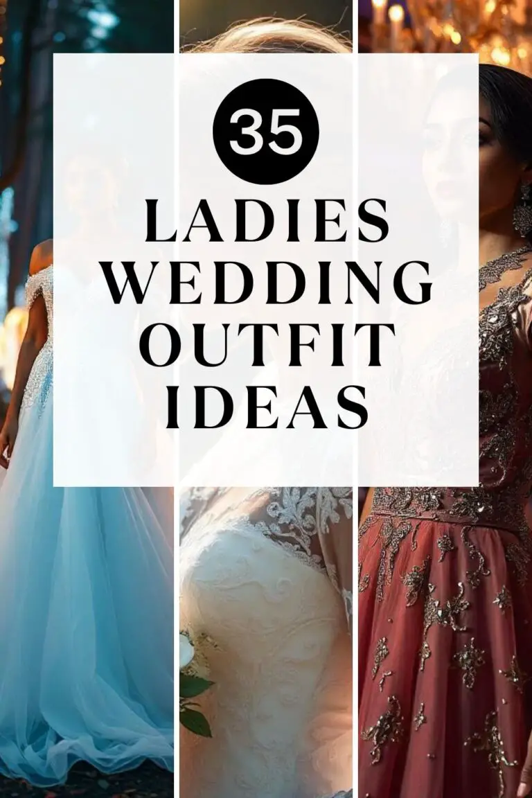 35+ Stunning Ladies Wedding Outfit Ideas for Every Style