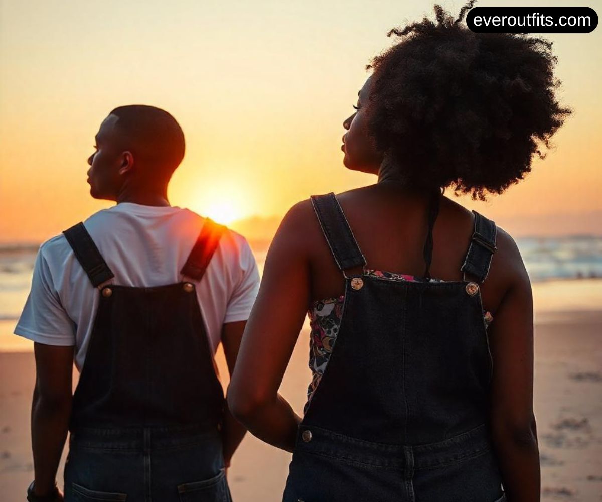 Matching Denim Overalls