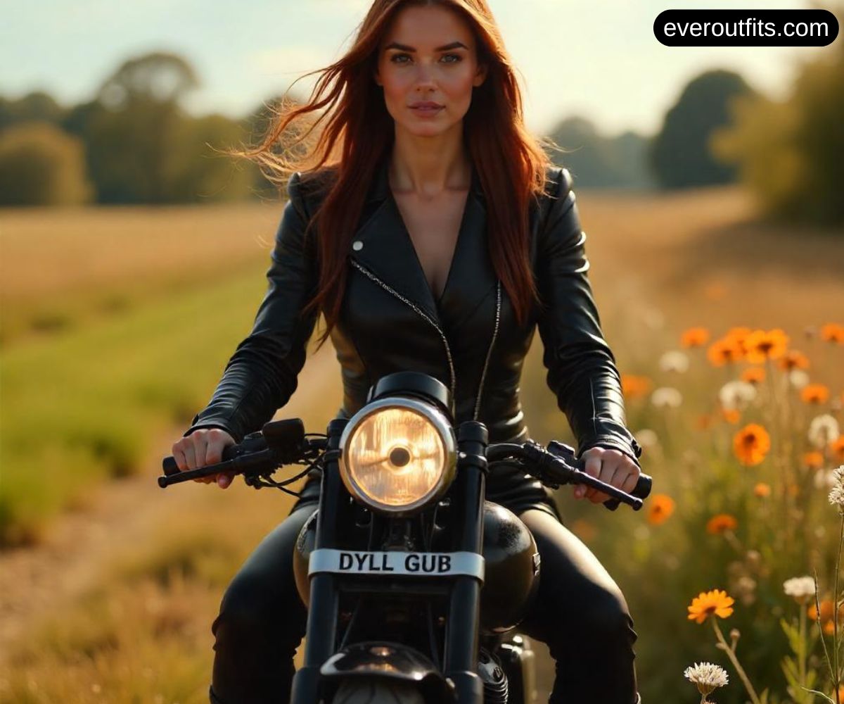 Moto Boots with a Leather Jacket