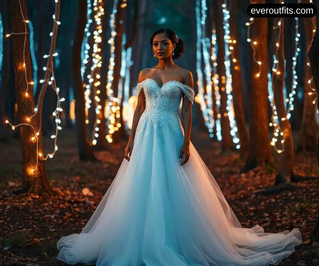 Off-Shoulder Wedding Dress
