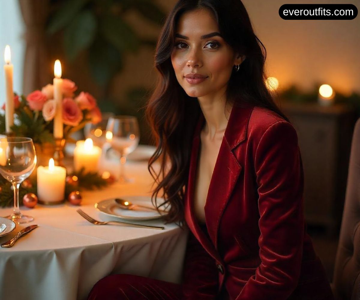 Velvet Blazer and Trousers