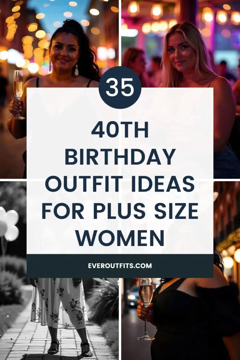 35+ Stylish 40th Birthday Outfit Ideas for Plus Size Women