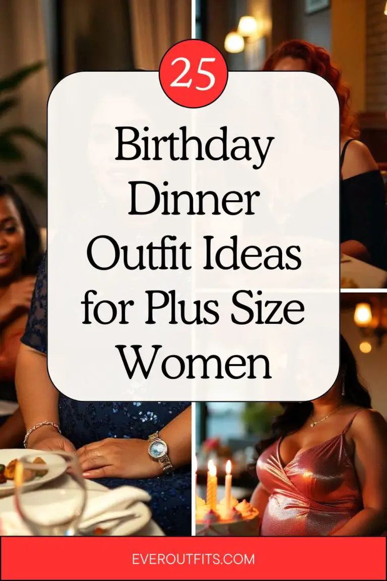 25+ Stunning Birthday Dinner Outfit Ideas for Plus Size Women