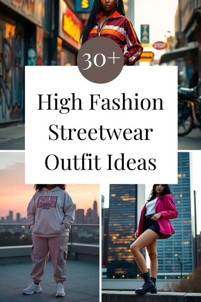 30+ High Fashion Streetwear Outfit Ideas to Elevate Your Style