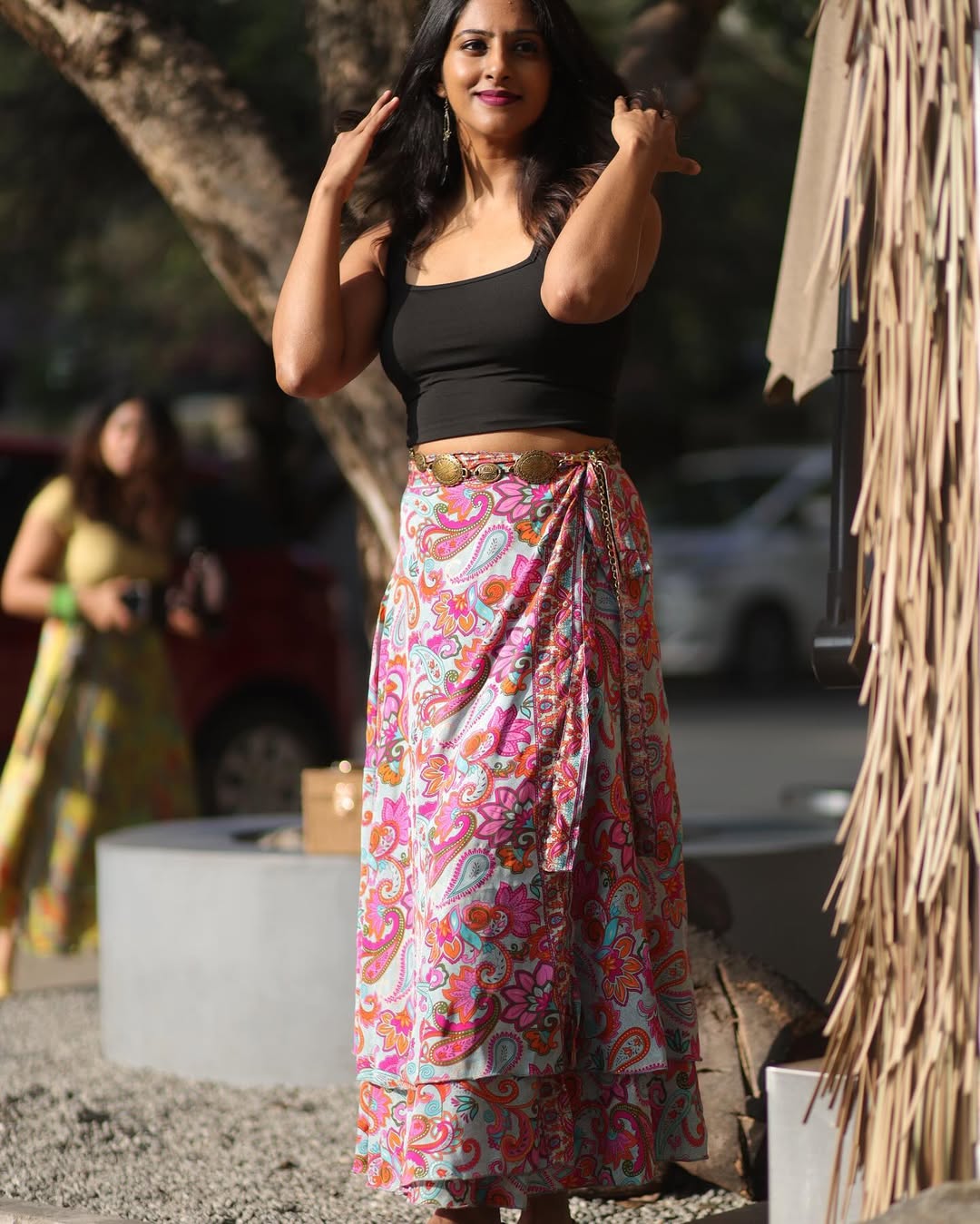 All Tropics Wrap Around Skirt