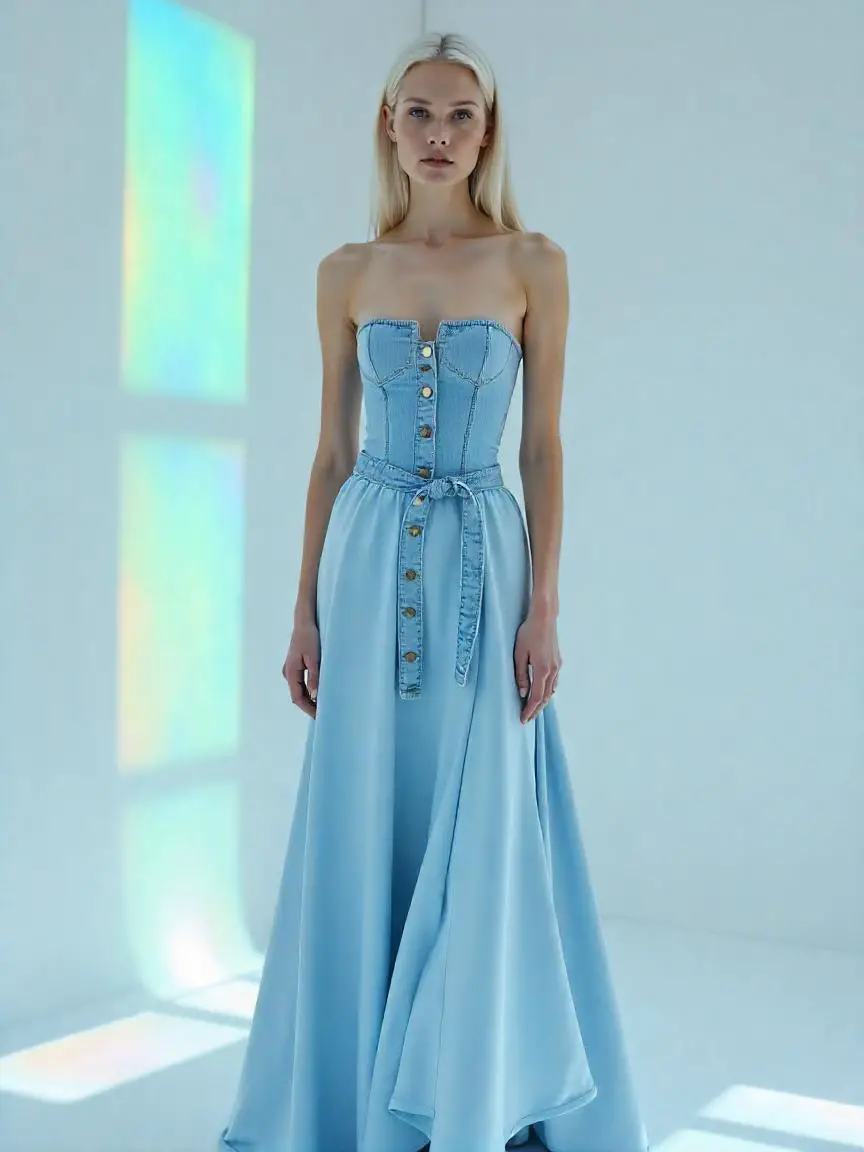 Denim Party Exclusive Dress