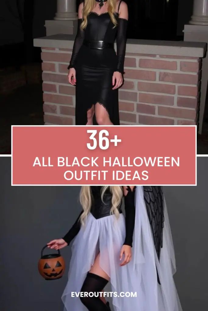 36+ All Black Halloween Outfit Ideas