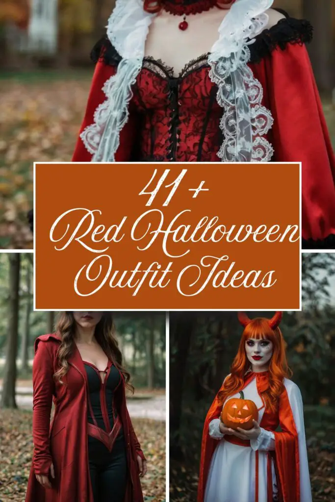 41+ Red Halloween Outfit Ideas